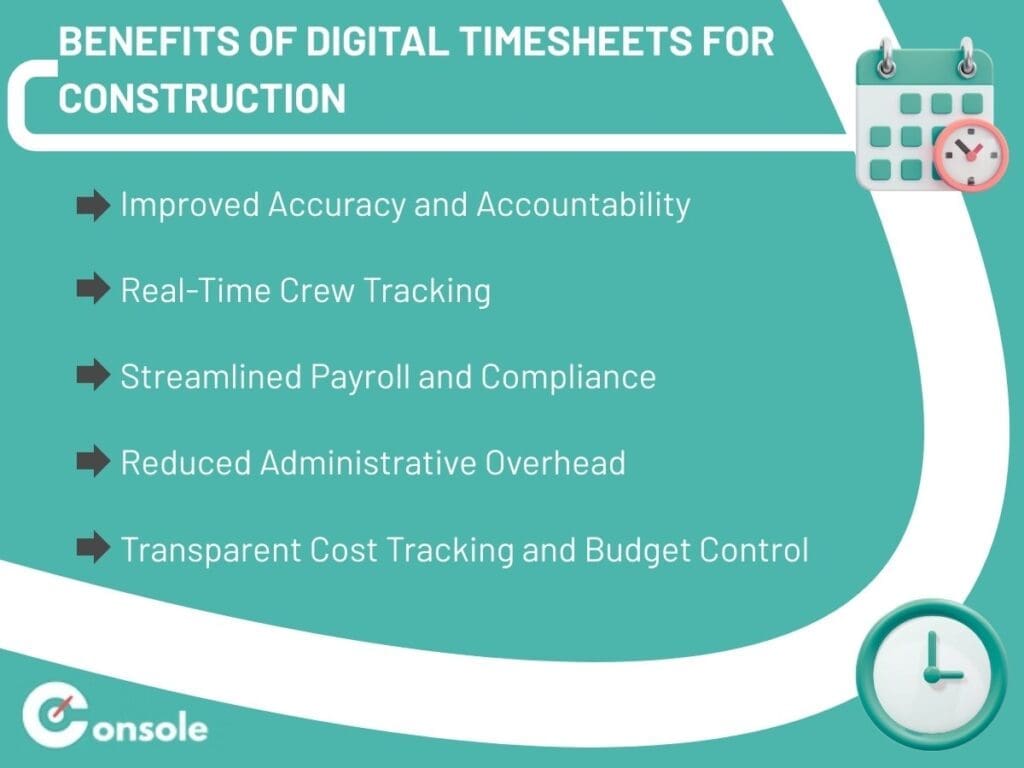 Benefits of Digital Timesheets for Construction